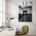 Obraz na płótnie - most, miasto, niebo