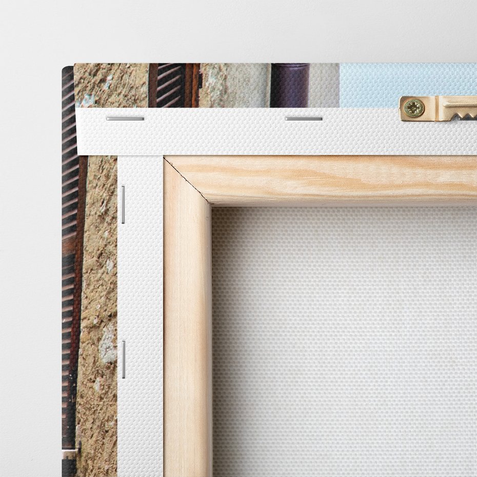 Obraz na płótnie - ulica, schody, miasto