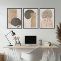 Zestaw obrazy w ramie, plakaty - kobieta, portret, abstrakcja - rama czarna