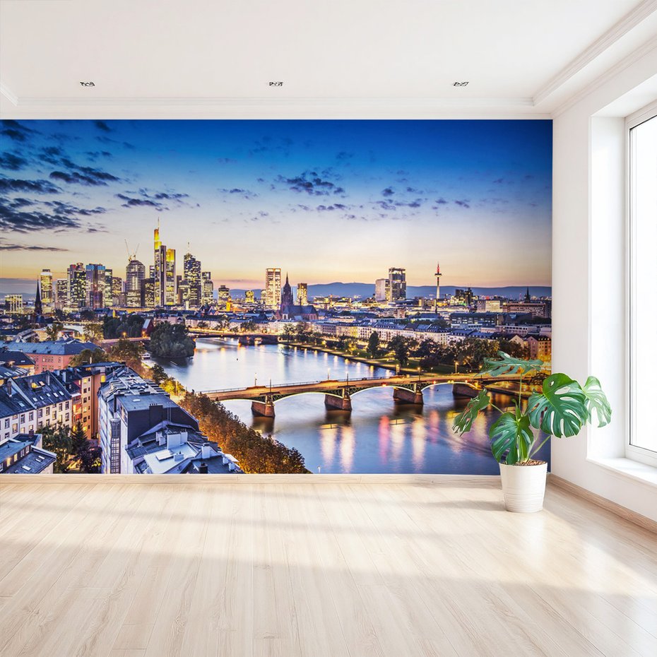 Fototapeta - miasto, most, rzeka