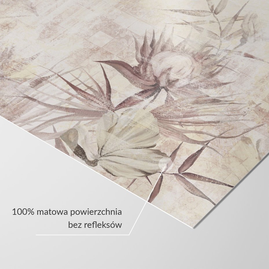 Fototapeta - loft, kwiaty, trawy