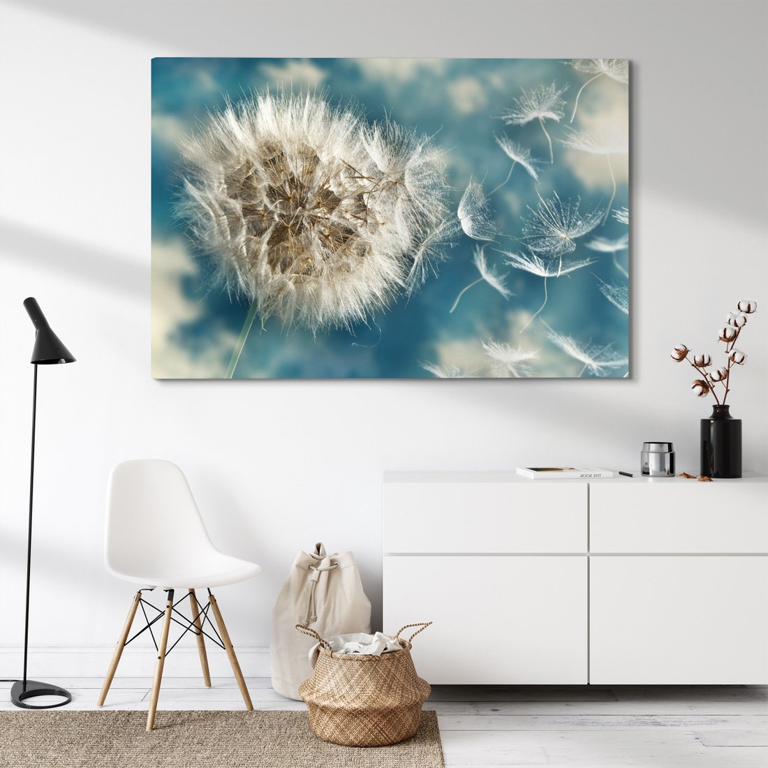 Obraz na płótnie - Dmuchawiec, Nasiona, Natura