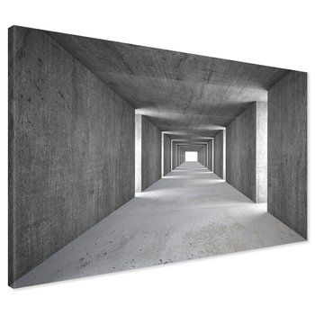 Obraz na płótnie - beton, tunel, architektura