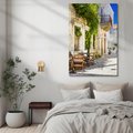 Obraz na płótnie - uliczka, miasto, roślinność