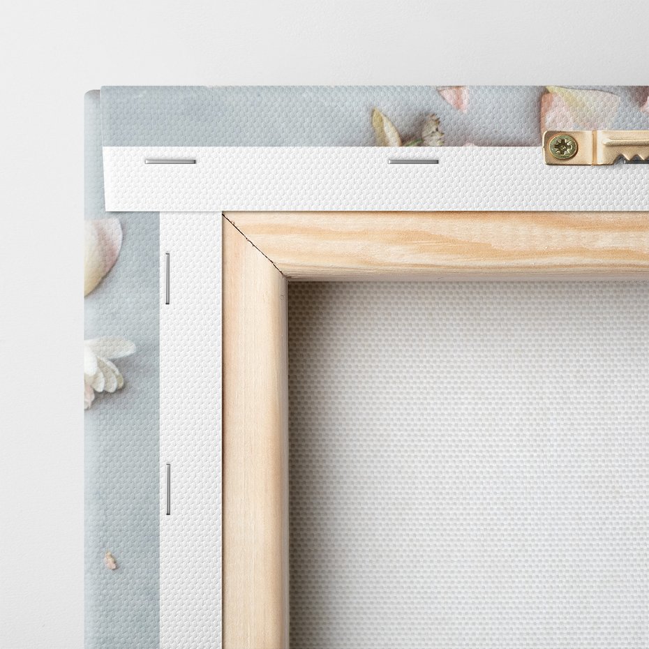 Obraz na płótnie - kwiaty, płatki, pastelowe