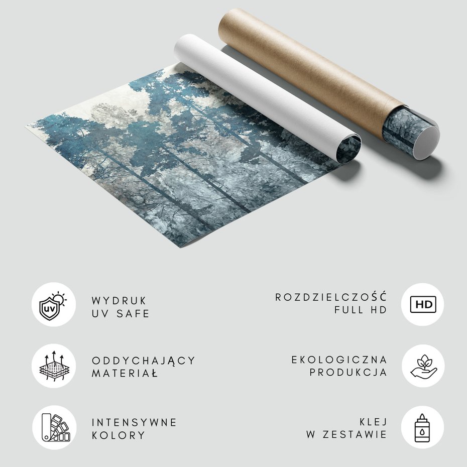 Fototapeta - loft, las, sosny