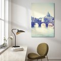 Obraz na płótnie - Rzym, most, architektura