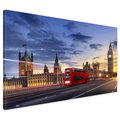Obraz na płótnie - Londyn, autobus, Big Ben