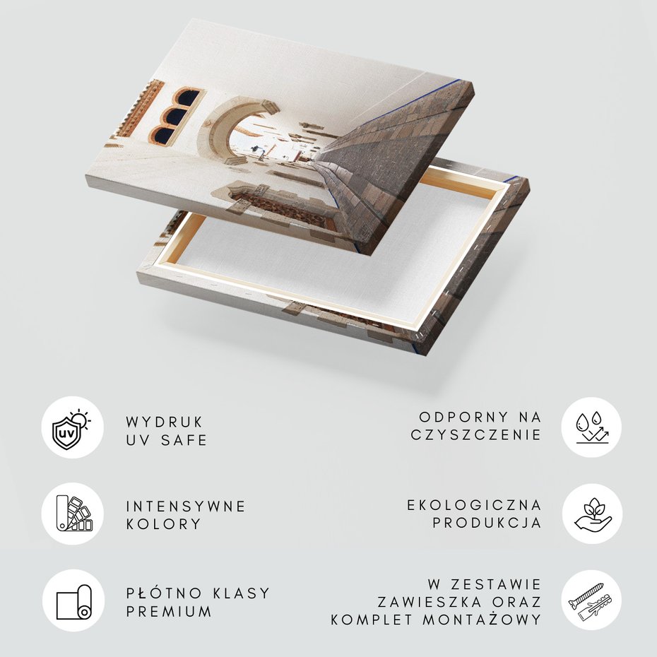 Obraz na płótnie - uliczka, miasto, architektura