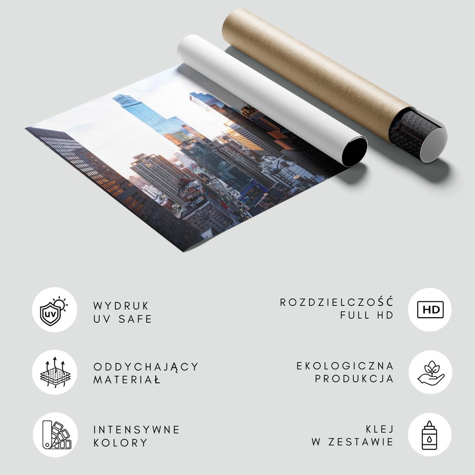 Fototapeta - miasto, budynki, drapacze chmur