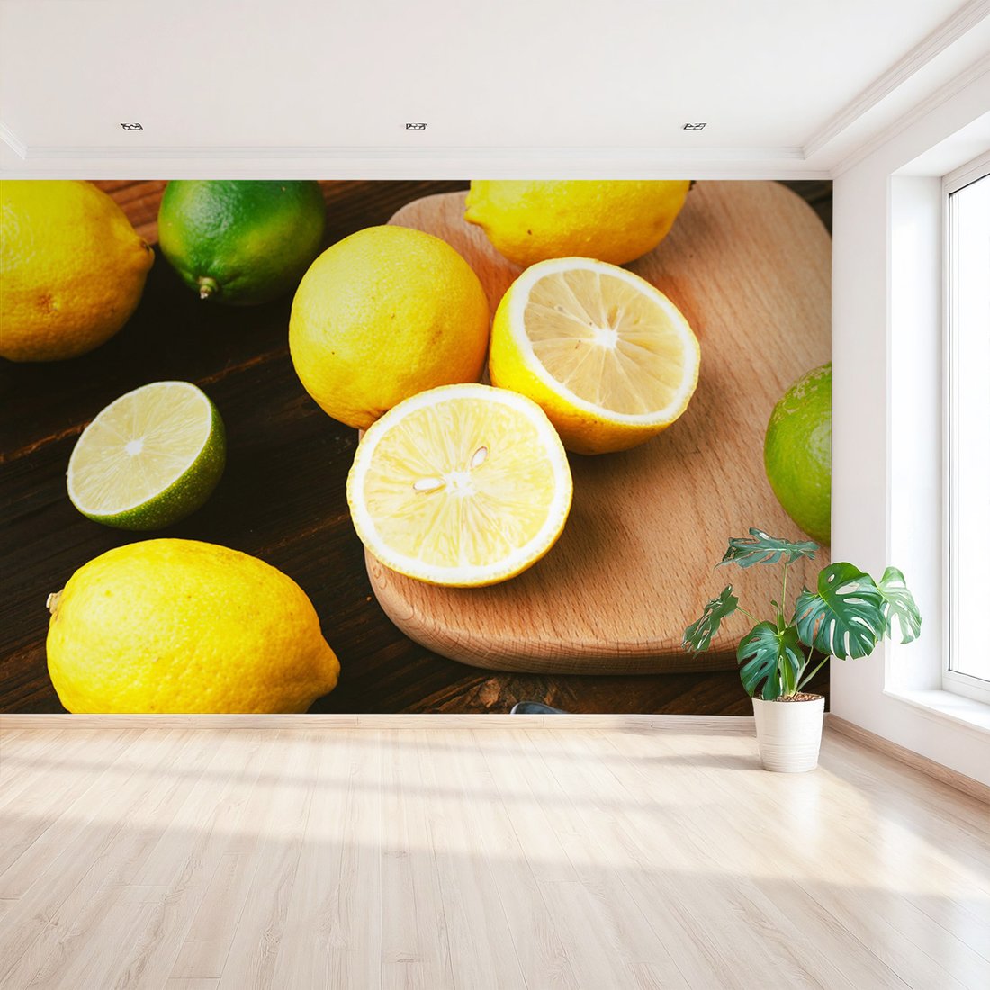 Fototapeta - cytryny, limonki, owoce