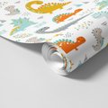 Tapeta - dziecięca, dinozaury, ilustracje, wzory