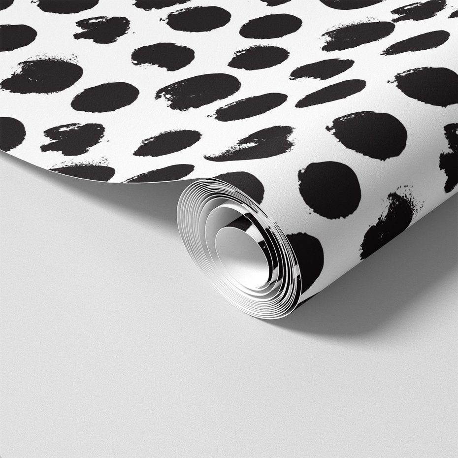Tapeta - kropki, farba, tło