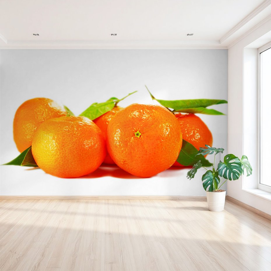 Fototapeta - mandarynki, owoce, świeżość