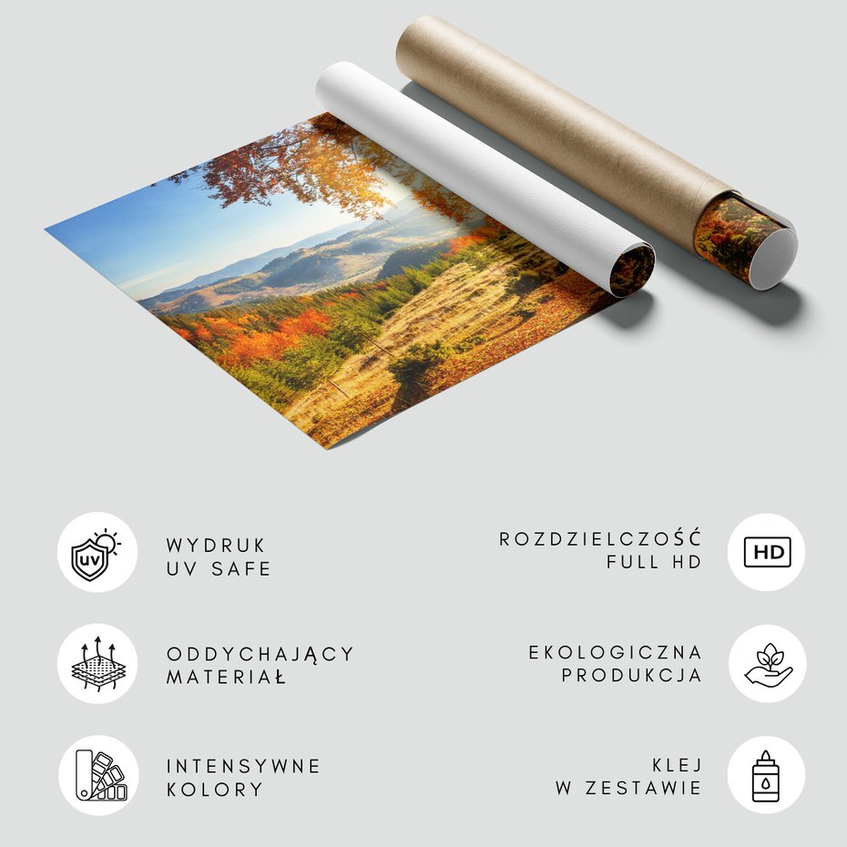 Fototapeta - krajobraz, jesień, góry