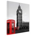 Obraz na płótnie - Londyn, Big Ben, budka telefoniczna
