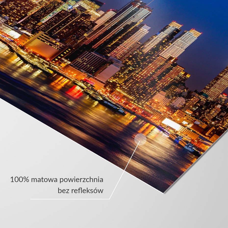 Fototapeta - miasto, noc, panorama