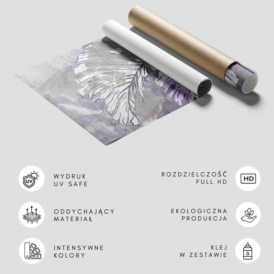 Fototapeta - loft, liście, monstera