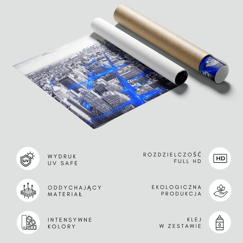 Fototapeta - miasto, budynki, abstrakcja