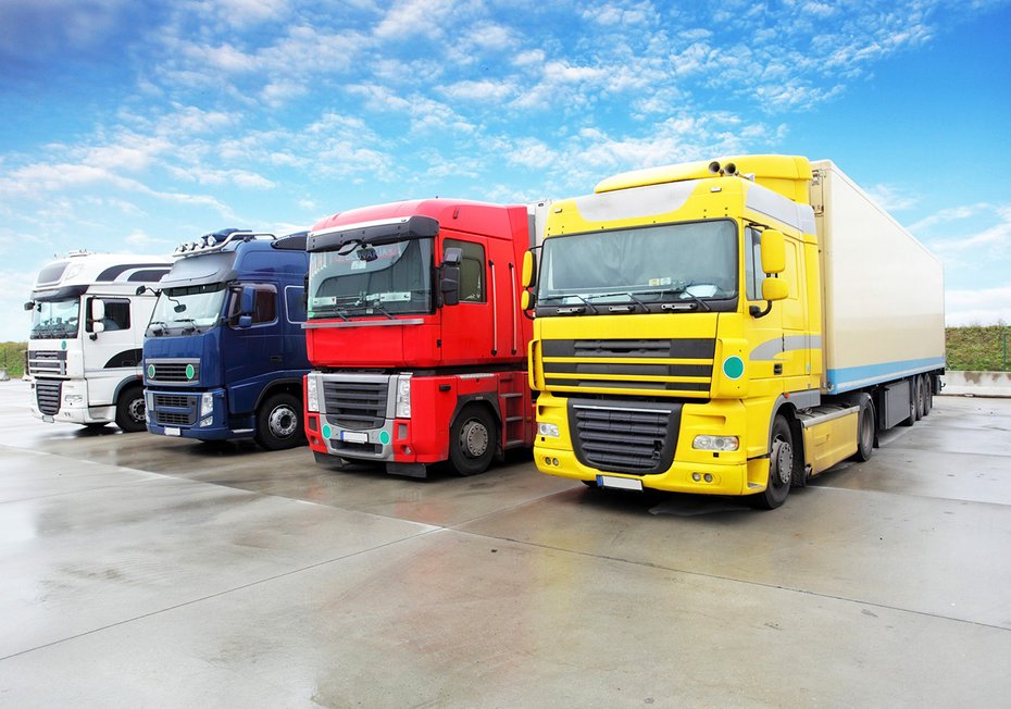 Fototapeta - ciężarówki, transport, pojazdy