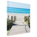Obraz na płótnie - plaża, morze, drewno