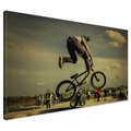 Obraz na płótnie - BMX, rower, trik