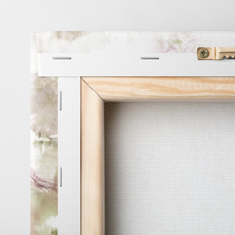 Obraz na płótnie - kwiaty, pastelowe, abstrakcja