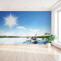 Fototapeta - kajaki, woda, lato