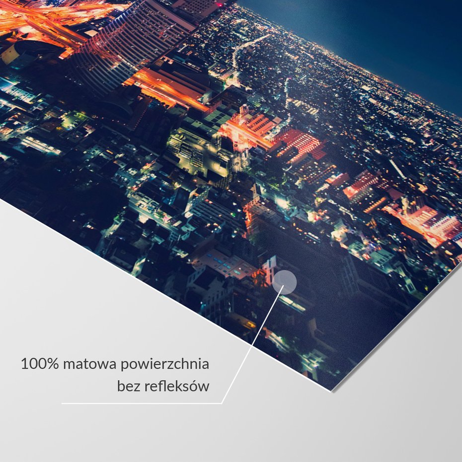 Fototapeta - miasto, noc, światła