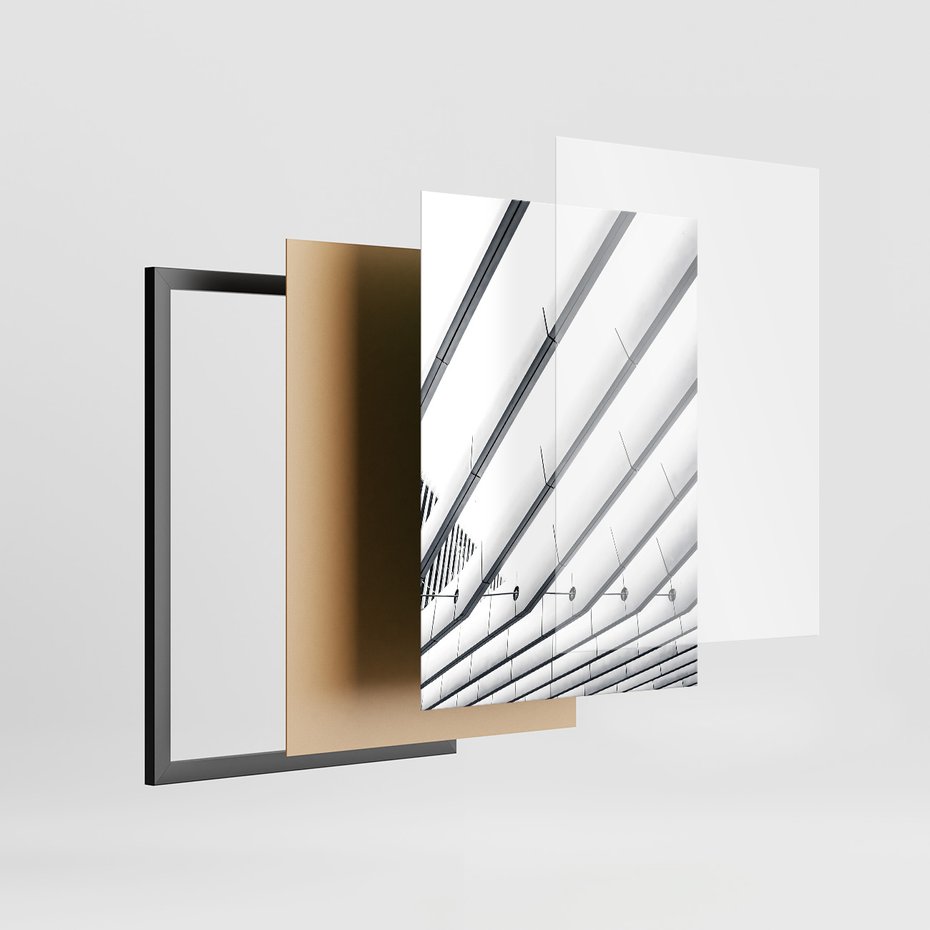 Zestaw obrazy w ramie, plakaty - architektura,budynek,struktura - rama czarna