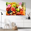 Obraz na płótnie - owoce, kwiaty, jedzenie