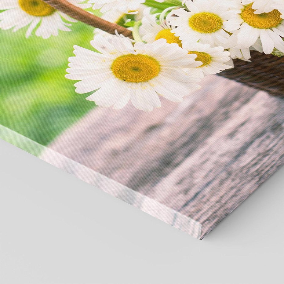 Obraz na płótnie - kwiaty, koszyk, natura