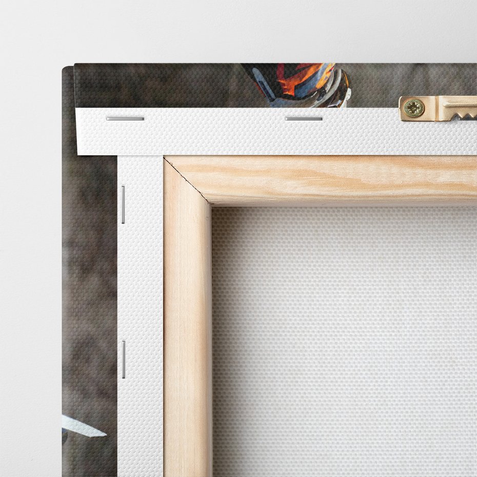 Obraz na płótnie - motocross, skok, sport