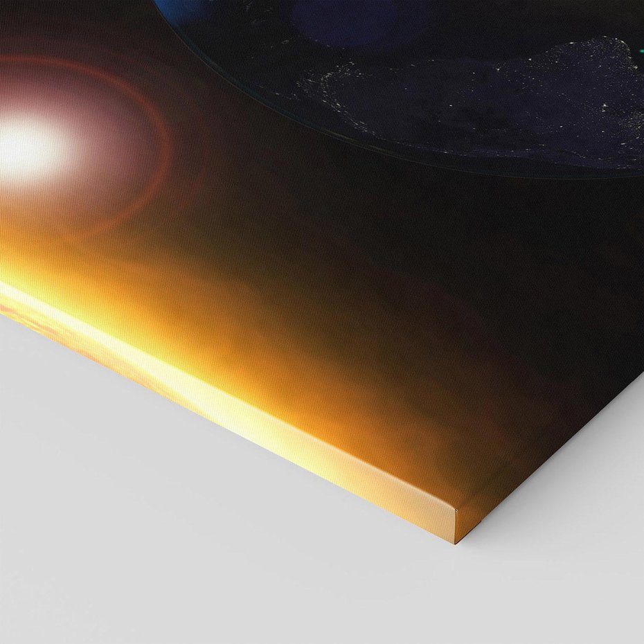 Obraz na płótnie - ziemia, kosmos, słońce