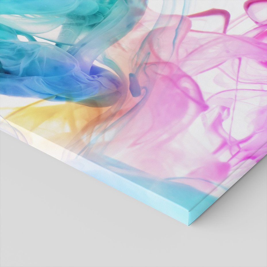 Obraz na płótnie - abstrakcja, kolory, płyny