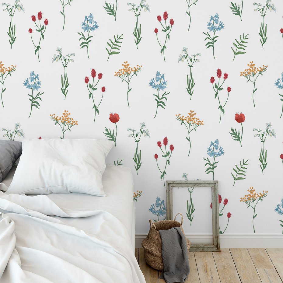 Tapeta - kwiaty, liście, botanika