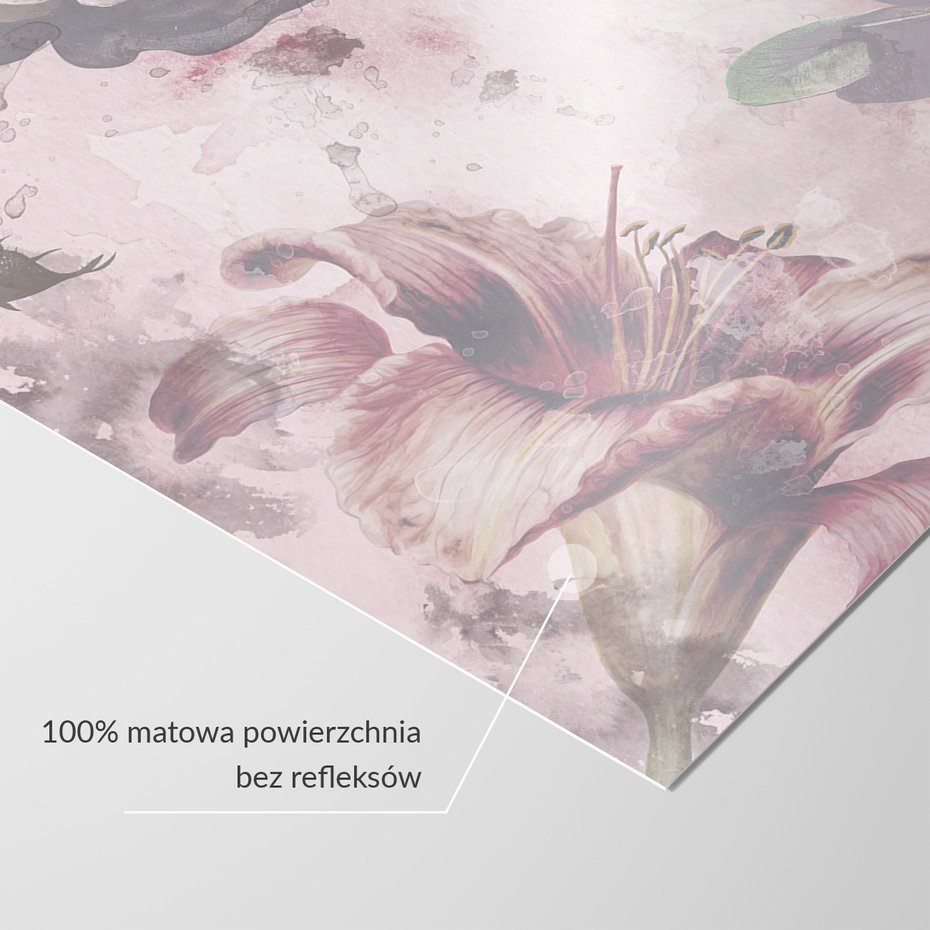 Fototapeta - loft, kwiaty, peonie