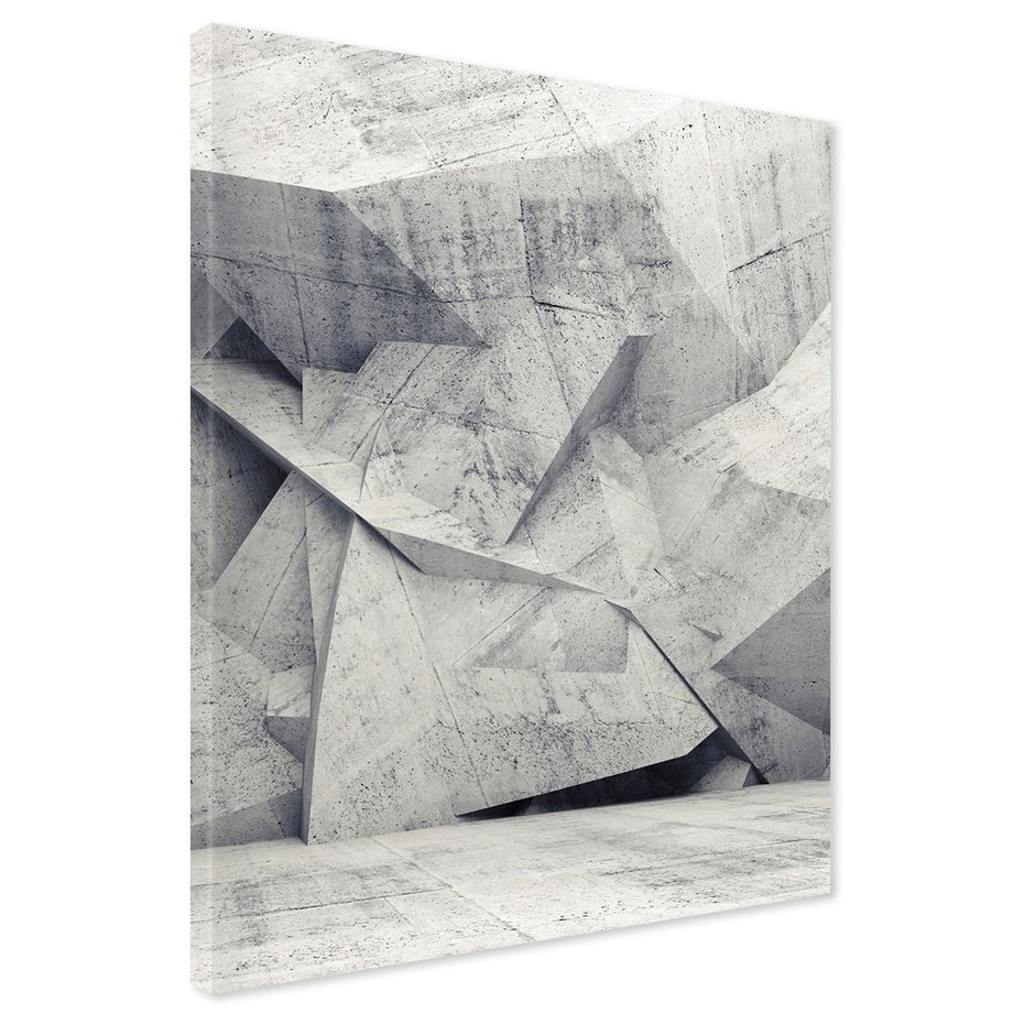 Obraz na płótnie - abstrakcja, beton, geometria