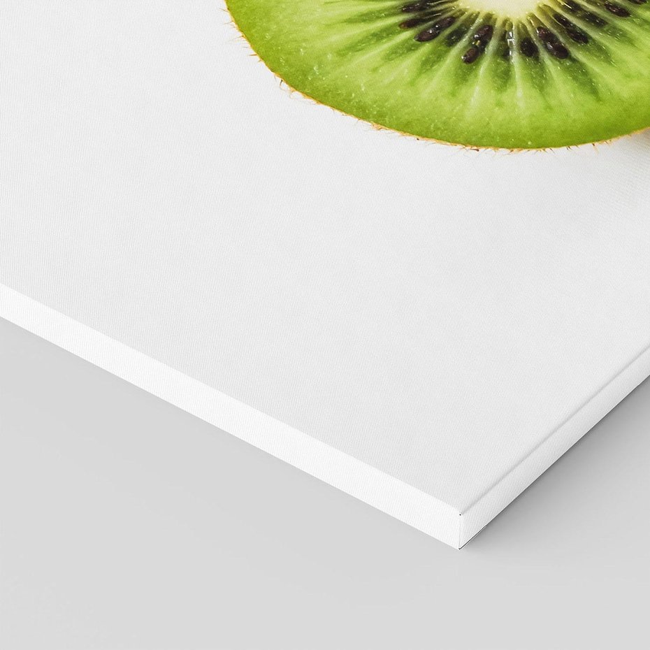 Obraz na płótnie - kiwi, owoc, przekrój