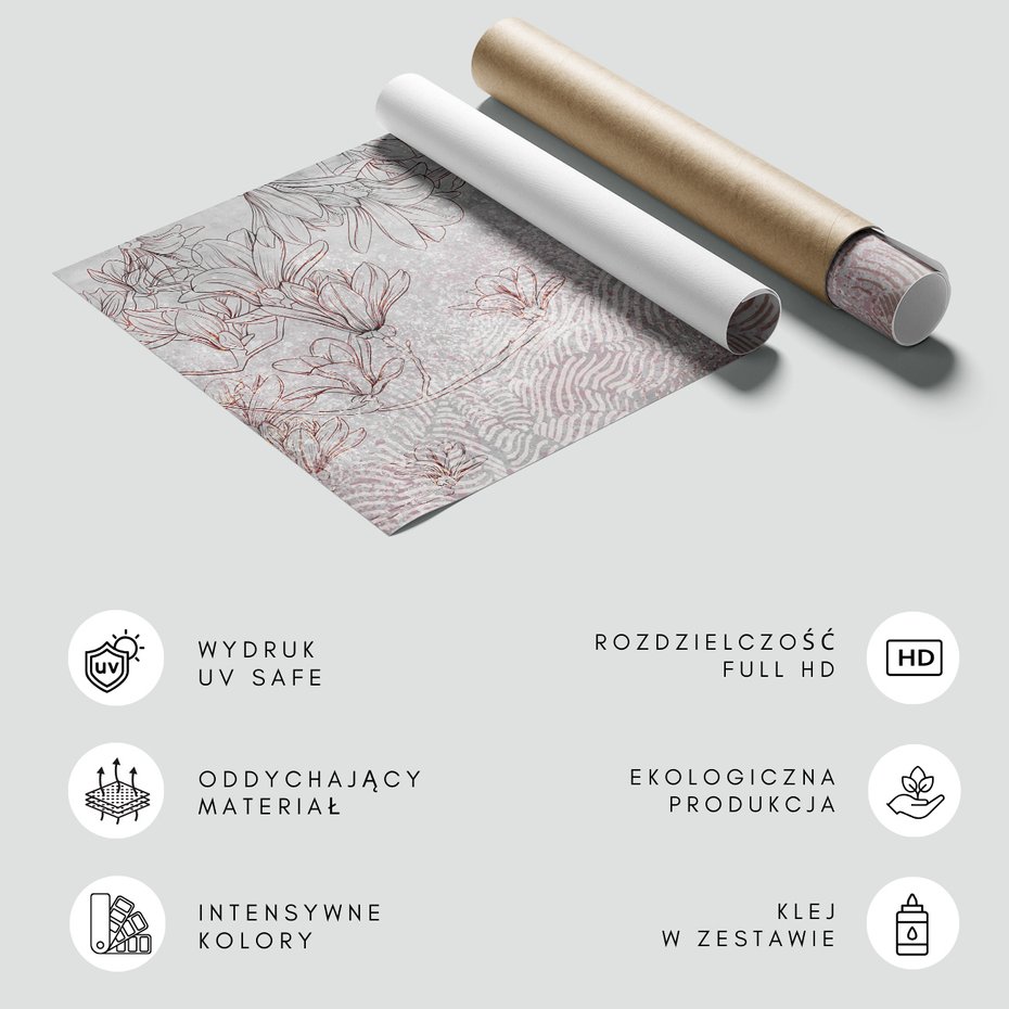 Fototapeta - loft, kwiaty, nowoczesny