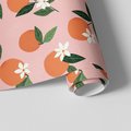 Tapeta - pomarańcze, liście, kwiaty