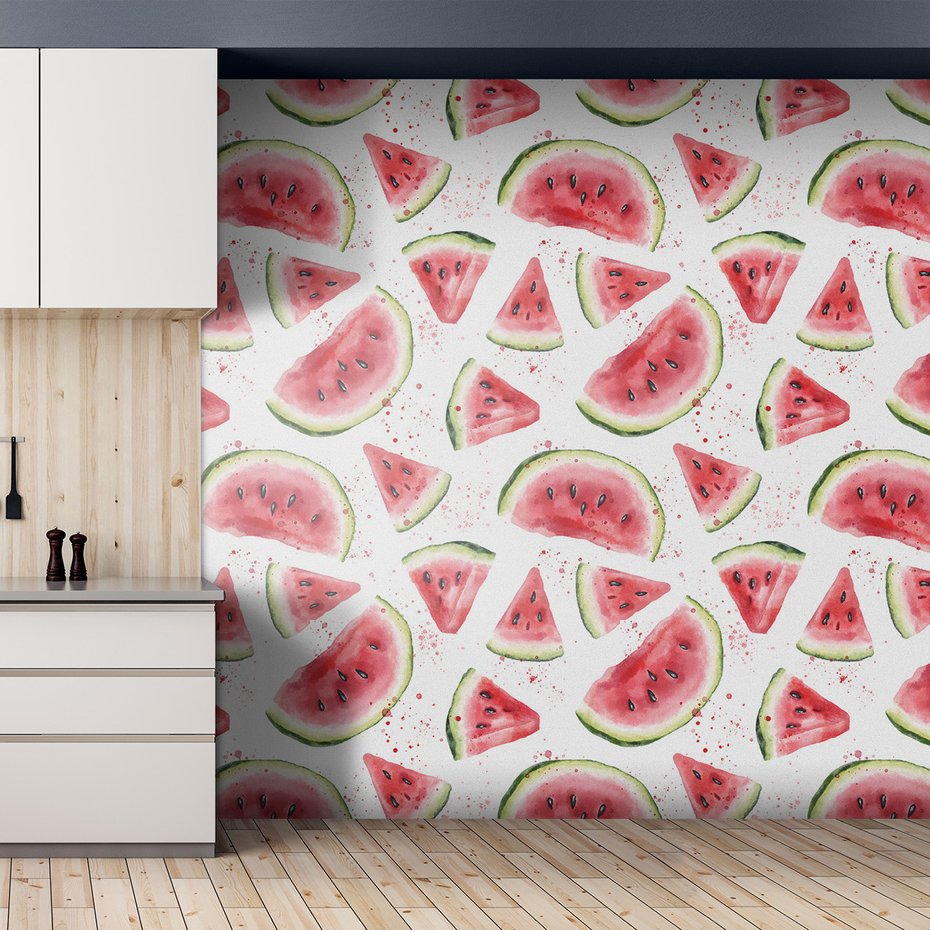 Tapeta - arbuz, lato, owoce