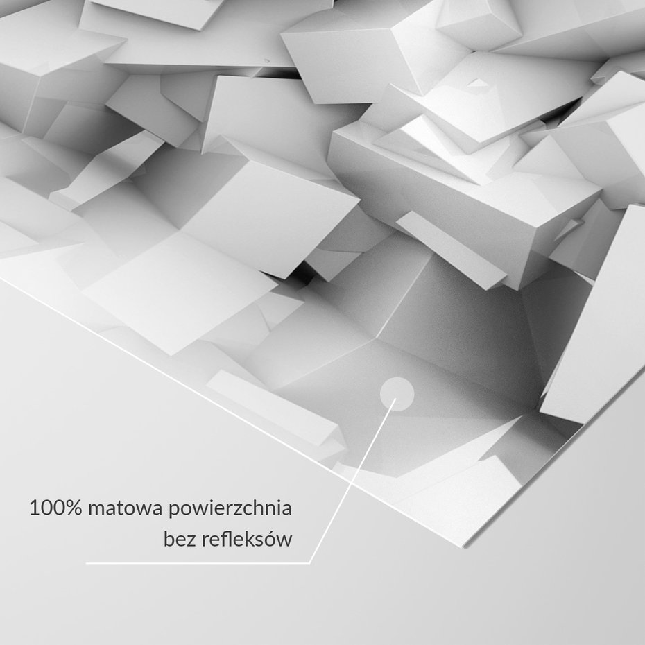 Fototapeta - abstrakcja, sześcian, biały