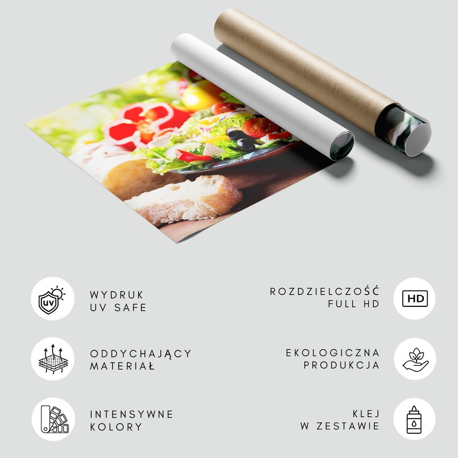 Fototapeta - sałatka, warzywa, jedzenie