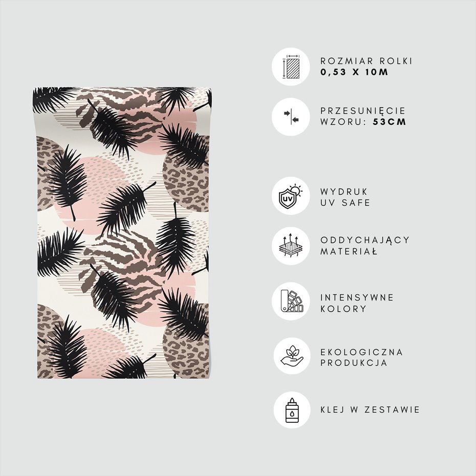 Tapeta - liście, abstrakcja, kształty