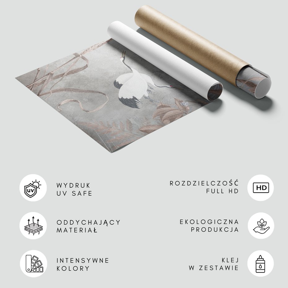 Fototapeta - loft, żurawie, ptaki