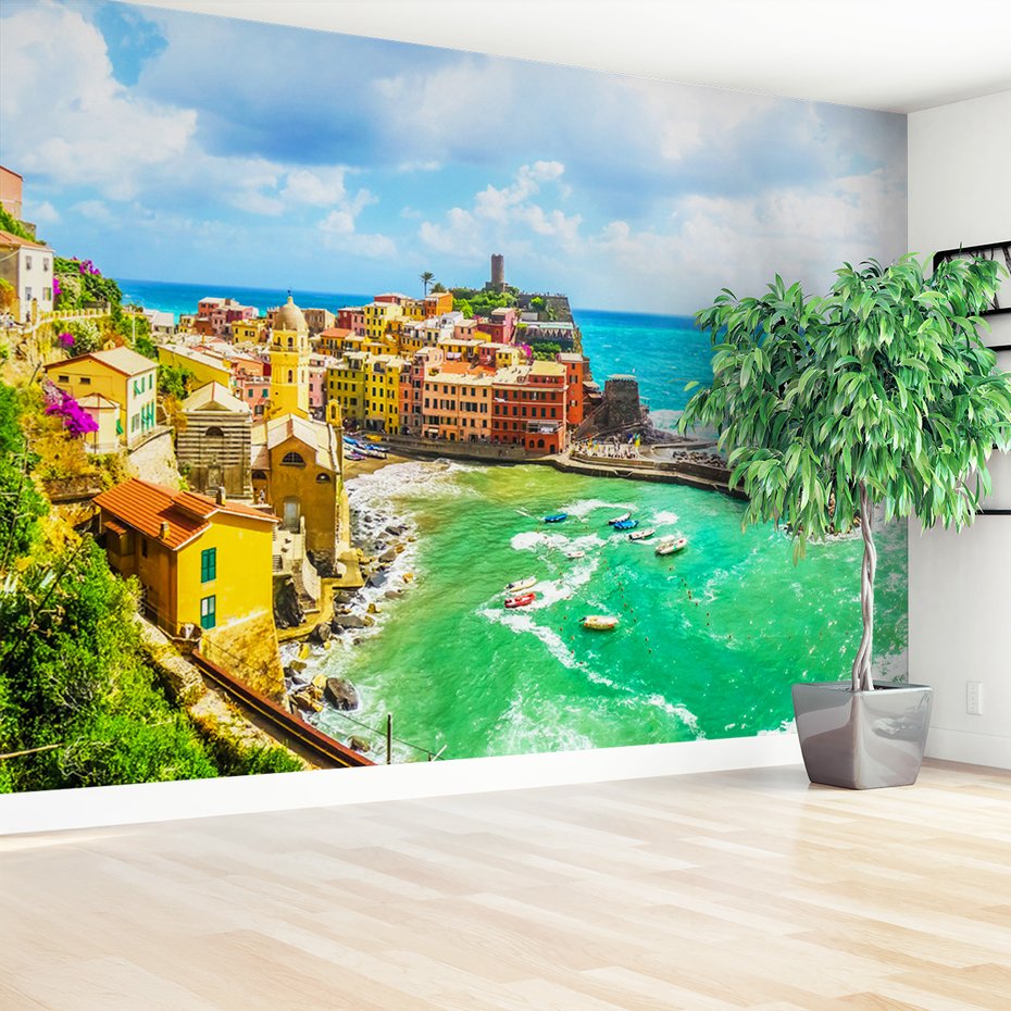 Fototapeta - miasto, morze, budynki