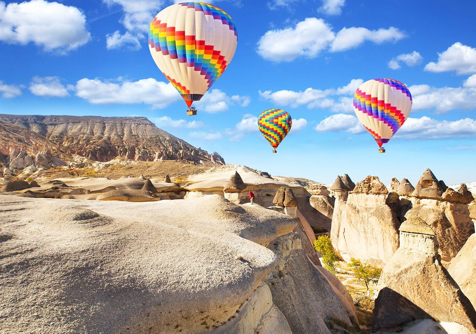 Fototapeta - balony, krajobraz, kapadocja