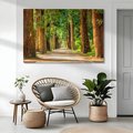 Obraz na płótnie - las, drzewa, ścieżka
