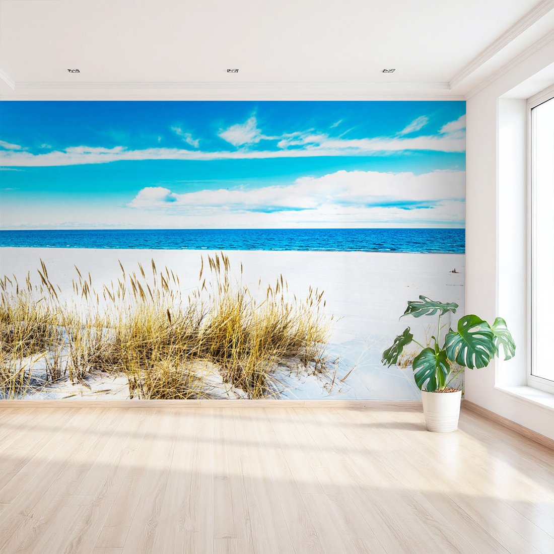 Fototapeta - plaża, morze, piasek